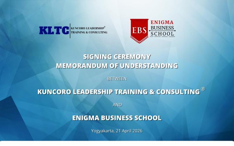 Perkuat Sinergi Akademik dan Industri Global, KLTC Lakukan MoU Dengan Enigma Business School (EBS)