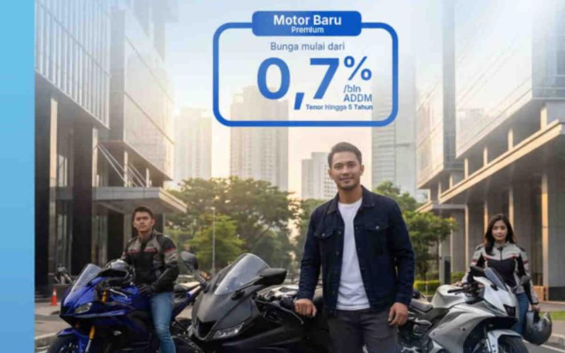 Tampil Beda dengan Motor Baru Premium, BRI Finance Hadirkan Pembiayaan Mulai 0,7%