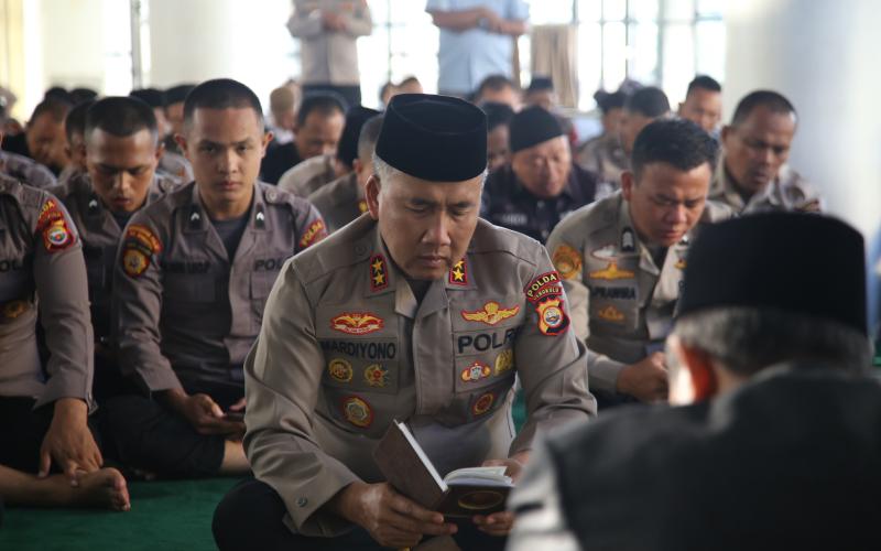 Bangun Mental dan Spiritual, Polda Bengkulu Rutin Gelar Pembinaan Rohani Lintas Agama