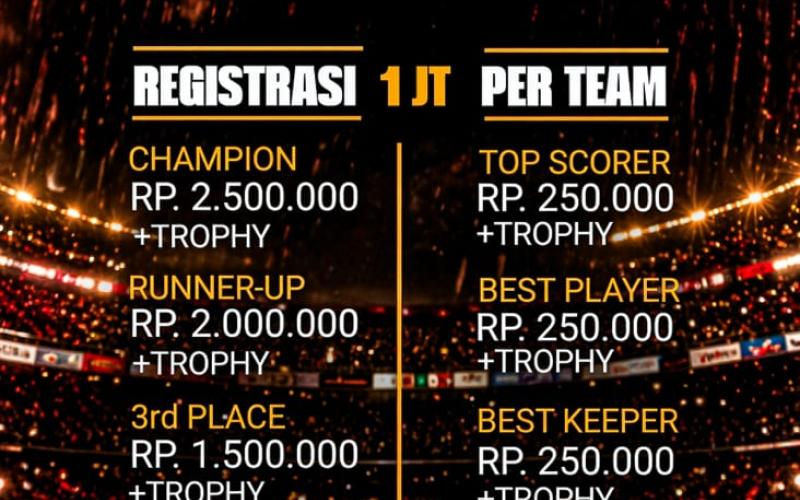 Turnamen Trophy Sobat Adhyaksa Series 1 Digelar Mei 2026, Hadiah Jutaan Rupiah Menanti