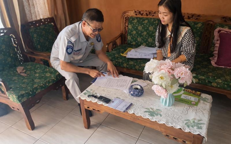 Pastikan Keabsahan Ahli Waris, Jasa Raharja Bengkulu Jemput Bola ke Rumah Ahli Waris Korban Laka