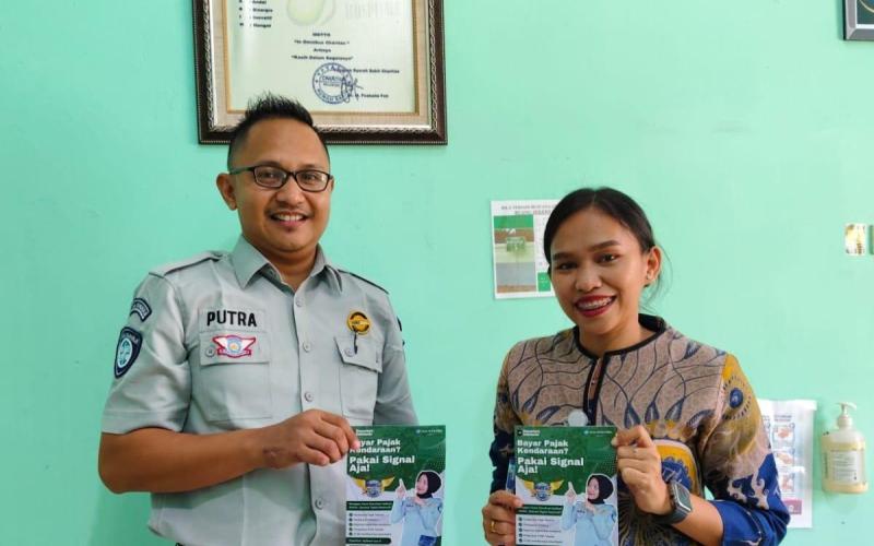 Jasa Raharja Bengkulu Kenalkan Aplikasi SIGNAL di Charitas Hospital, Dorong Layanan Pajak Kendaraan Lebih Praktis