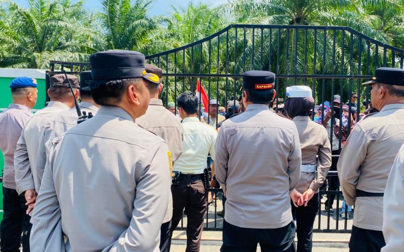 Aksi UNRAS Kawal Praperadilan Kasus Kekerasan Seksual Anak, Polres Kaur Pastikan Pengamanan Kondusif