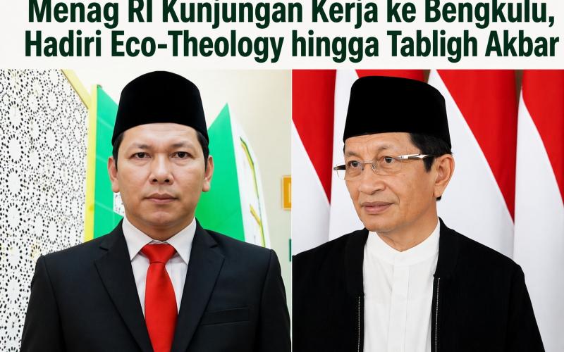 Menag RI Kunjungan Kerja ke Bengkulu, Hadiri Eco-Theology hingga Tabligh Akbar