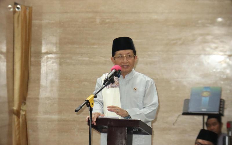 Tabligh Akbar Bersama Menteri Agama Berlangsung Khidmat, Kapolda Bengkulu Turut Hadir