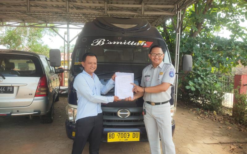 Perkuat Kepatuhan IWKBU, PJJR Bengkulu Utara Lakukan Kegiatan CRM Kepada Pemilik Kendaraan Angkutan Umum