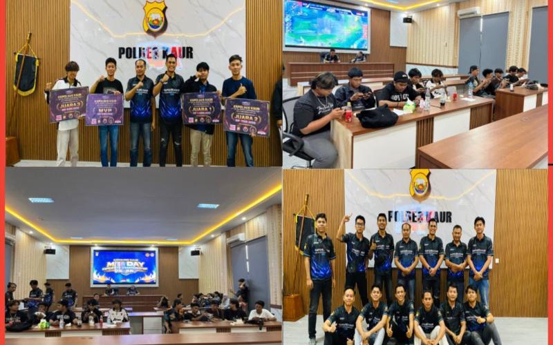 Polres Kaur Gelar Grand Final MLBB Mayday E-Sport Championship 2026, Stars Phoenix Juara