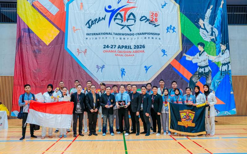 Polri Ukir Prestasi Dunia: Tim Taekwondo Garbha Presisi Juara Umum Di Jepang