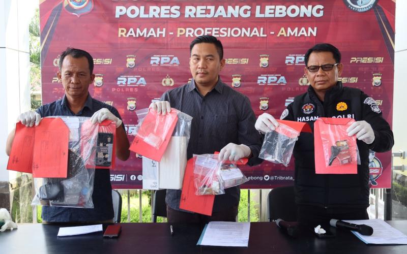 Komitmen Berantas Narkoba, 2 Pekan Satresnarkoba Polres Rejang Lebong Ungkap 8 Kasus dan Amankan 12 Tersangka