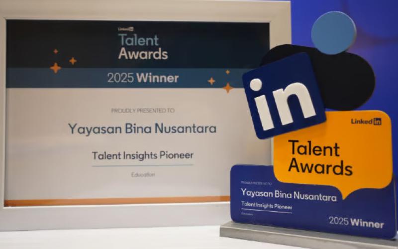 BINA NUSANTARA Raih LinkedIn Talent Insights Pioneer 2025, Perkuat Ekosistem Talenta Berbasis Data