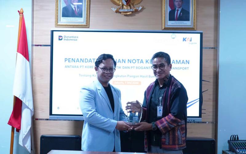 Jajaki Peluang Bisnis Baru Pengiriman Hewan Ternak, KAI Logistik Teken MoU dengan Bogantara