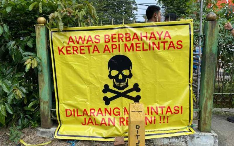 KAI Daop 1 Jakarta Targetkan Penutupan 40 Perlintasan Liar hingga Agustus 2026