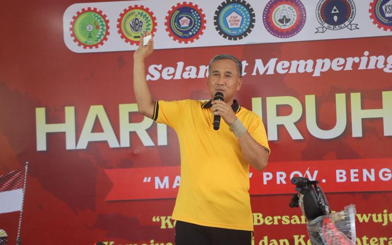 Peringati May Day 2026, Kapolda Bengkulu Jalan Santai Bersama Buruh Pererat Sinergi dan Kebersamaan