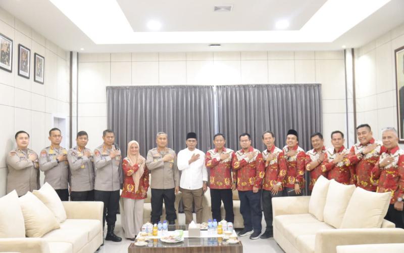 Dukung Prestasi Olahraga, Kapolda Bengkulu Terima Silaturahmi Pengurus KONI Provinsi Bengkulu