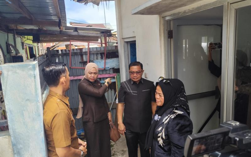 Komisi I DPRD Kota Bengkulu saat melakukan inspeksi mendadak (sidak)