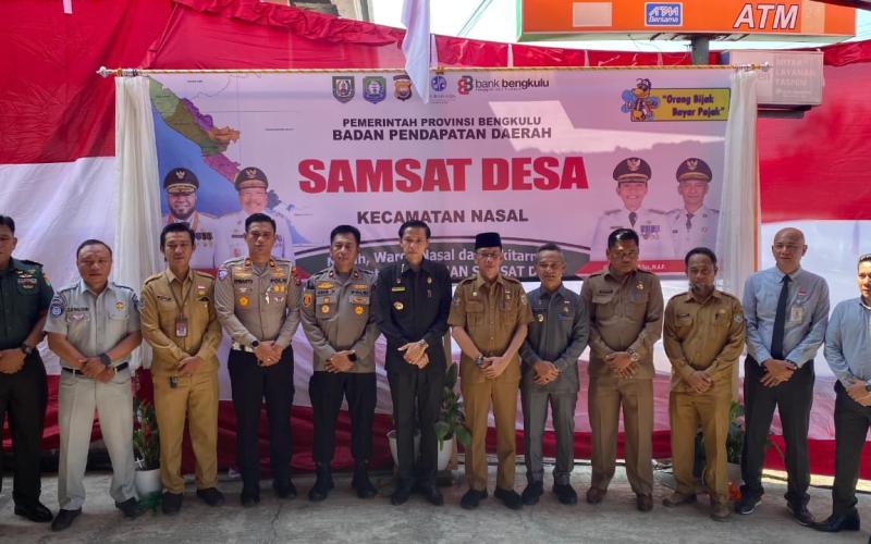 Jasa Raharja Bengkulu Hadiri Launching Samsat Desa di Kecamatan Nasal untuk Perluas Akses Pelayanan