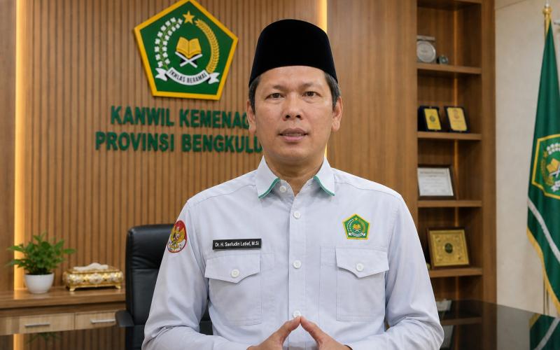 Kepala Kantor Wilayah Kementerian Agama Provinsi Bengkulu, Dr. H. Saefudin Latief, M.Si., 