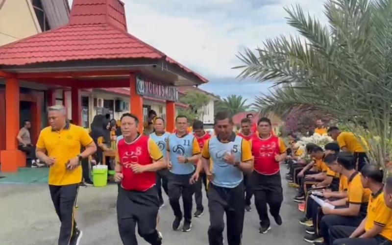 Polres Kaur Gelar Kesamaptaan Jasmani Semester I Tahun 2026, Wujudkan Personel yang Prima dan Profesional
