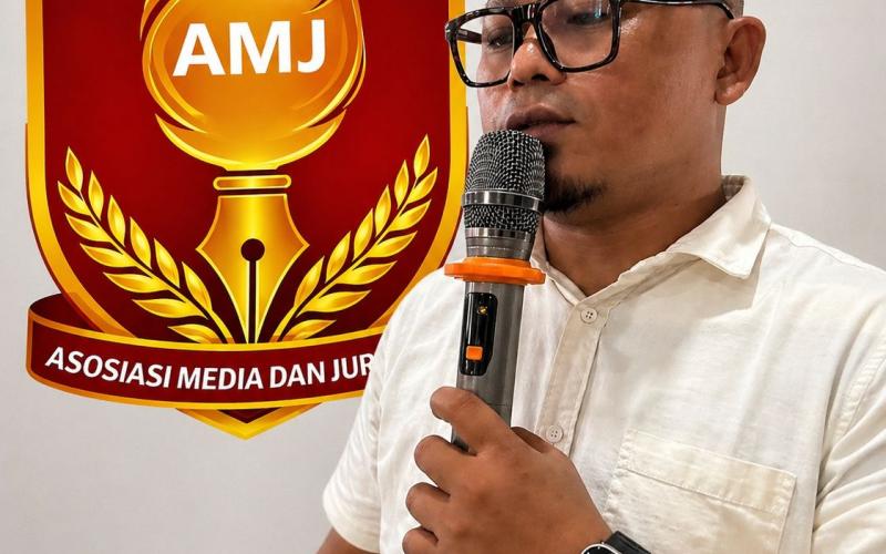 Ketua Umum Asosiasi Media dan Jurnalis (AMJ), Wibowo Susilo, S.E., 