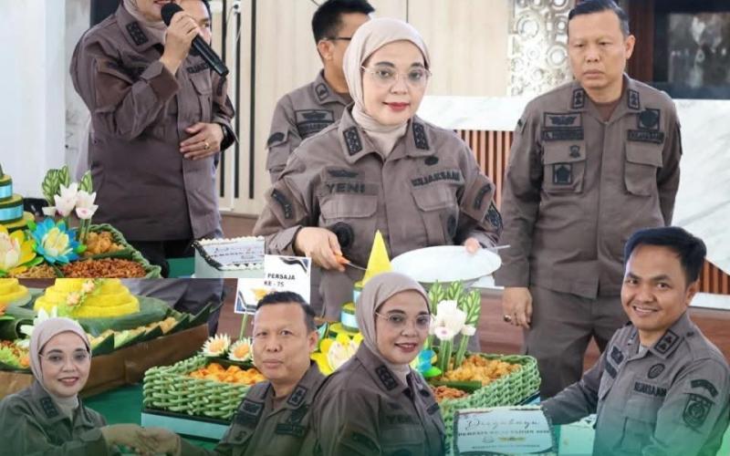 Kejari Bengkulu Gelar Syukuran HUT PERSAJA ke-75