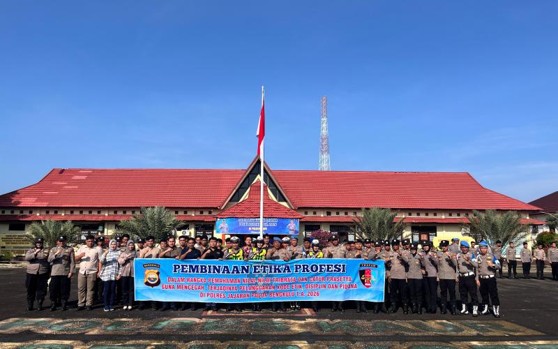 Bid Propam Polda Bengkulu Supervisi ke Polres Kaur 