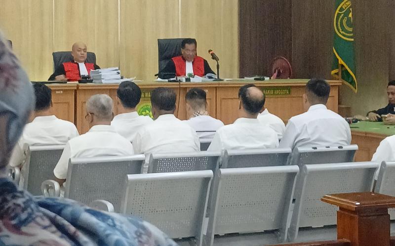 Pengadilan Tindak Pidana Korupsi (Tipidkor) pada Pengadilan Negeri Bengkulu menggelar sidang putusan terhadap sejumlah terdakwa perkara dugaan korupsi sektor pertambangan batu bara