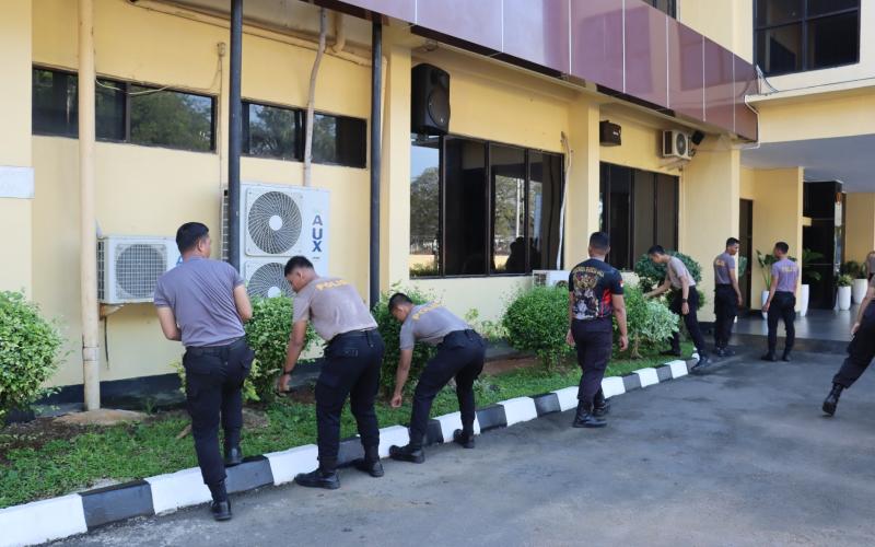 Personel Polresta Bengkulu Laksanakan Kurve Lingkungan
