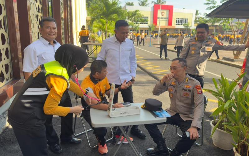 Biddokkes Polda Bengkulu Laksanakan Keslap
