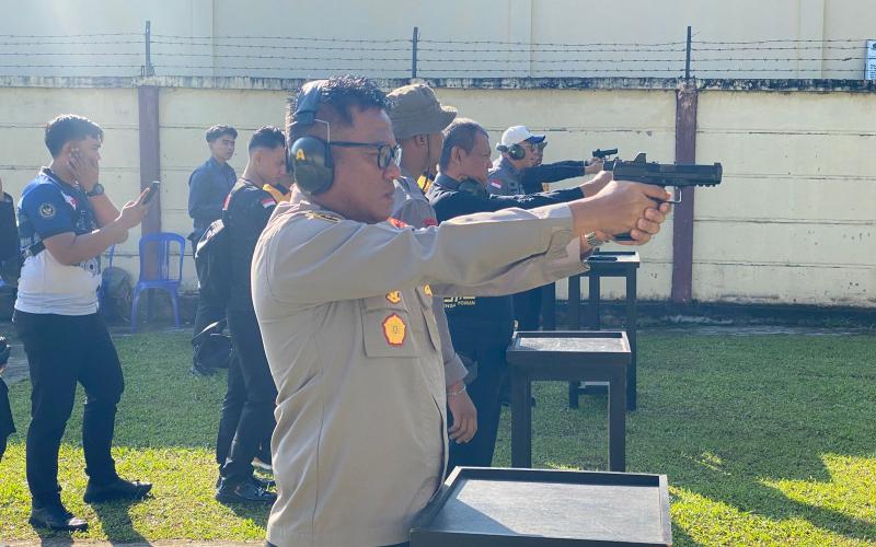 APH Rejang Lebong Perkuat Soliditas Melalui Rakor dan Latihan Menembak Bersama