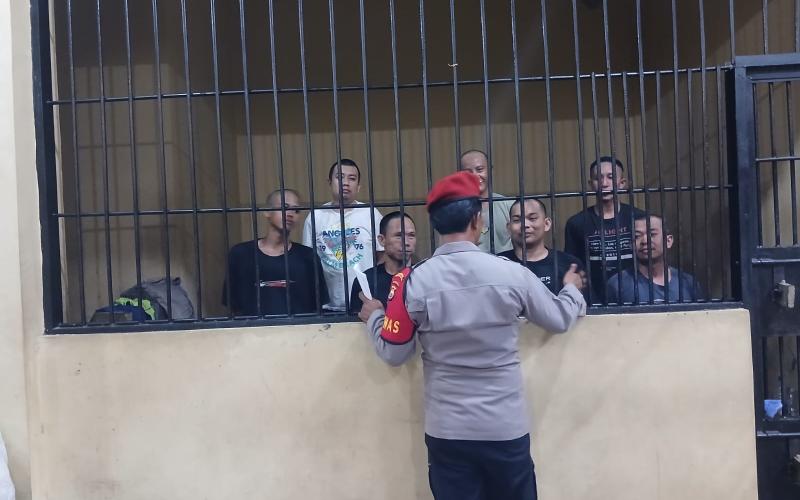 Kegiatan piket Pawas-Bawas Polres Bengkulu Selatan