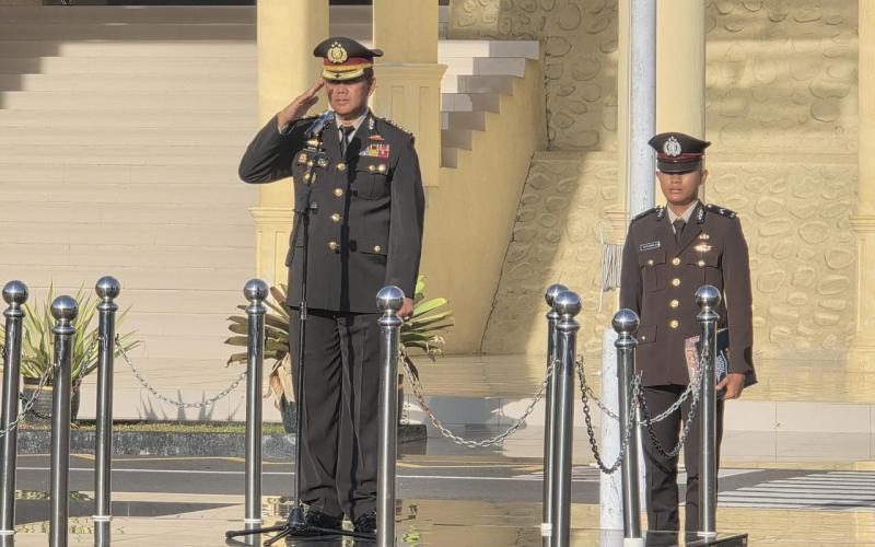  Inspektur Pengawasan Daerah (Irwasda) Polda Bengkulu Kombes Pol. Ja’far Sodiq, S.H., M.M., M.Han memimpin pelaksanaan Upacara Peringatan Hari Kebangkitan Nasional 