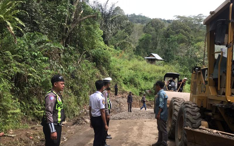 Satlantas Polres Lebong Lakukan Survei Jalan Bersama Lintas Sektoral
