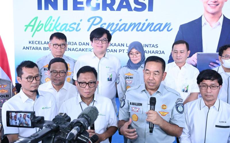 Jasa Raharja dan BPJS Ketenagakerjaan Integrasikan Aplikasi Layanan untuk Percepat Penjaminan Korban Kecelakaan Kerja di Jalan Raya   