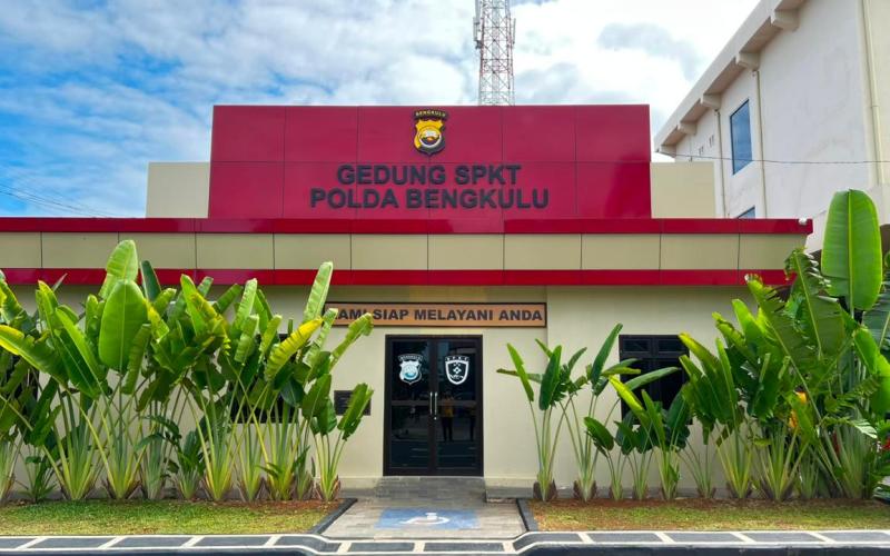 Gedung SPKT  Polda Bengkulu