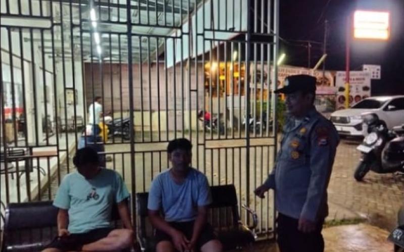 Polsek Karang Tinggi Laksanakan Patroli Malam Di Wilayah Hukum Polsek