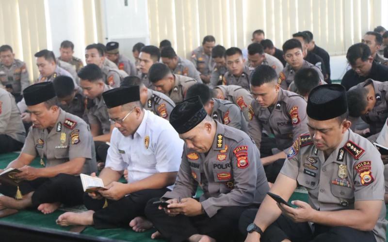 Polda Bengkulu Gelar Binrohtal Rutin