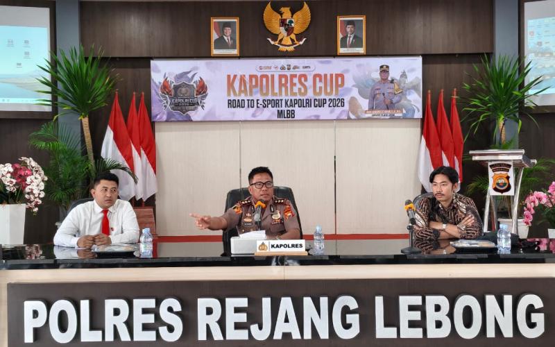 Kapolres Rejang Lebong Buka Turnamen MLBB Road to E-Sport Kapolri Cup 2026