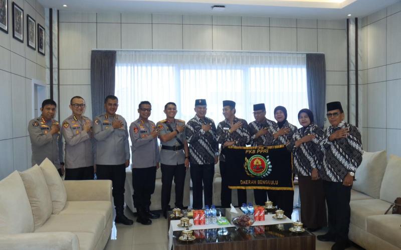 Kapolda Bengkulu Terima Silaturahmi Pengurus Daerah PP Polri Bengkulu