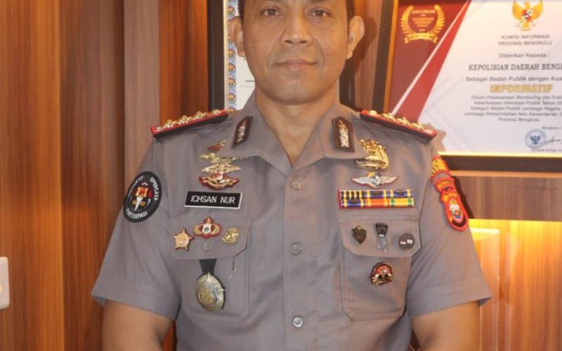 Kabid Humas Polda Bengkulu, Kombes Pol. Ichsan Nur, S.I.K.