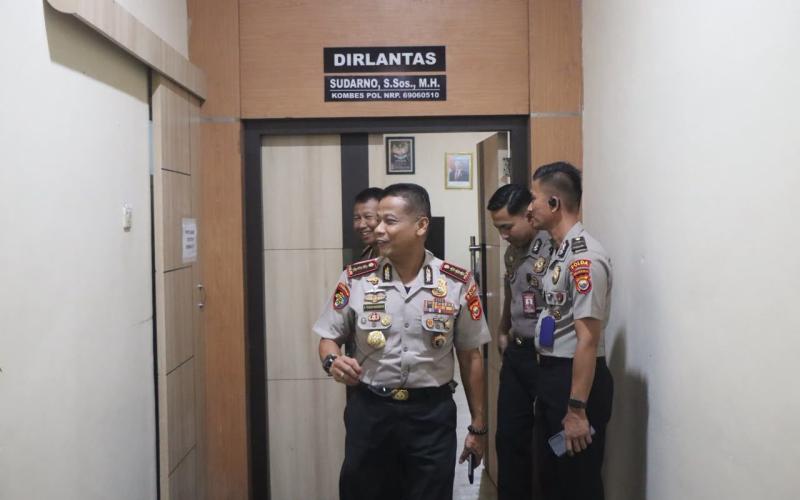 Wakapolda Bengkulu Cek Langsung Kondisi Dittahti Polda Bengkulu dan Kebersihan di Sejumlah Ruangan Satker Polda Bengkulu