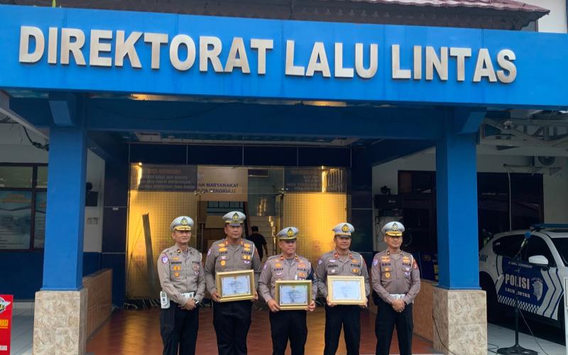 Satlantas Polres Lebong Raih Juara 3 Lomba Validasi Penindakan Data ETLE Mobile Polda Bengkulu