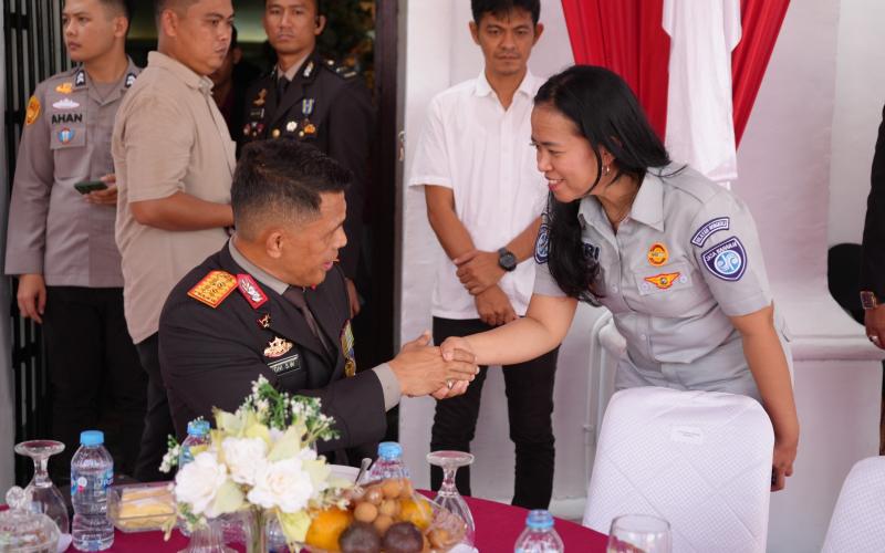 Kepala Kantor Wilayah Jasa Raharja Bengkulu Hadiri Upacara Peringatan Hari Bhayangkara ke-80