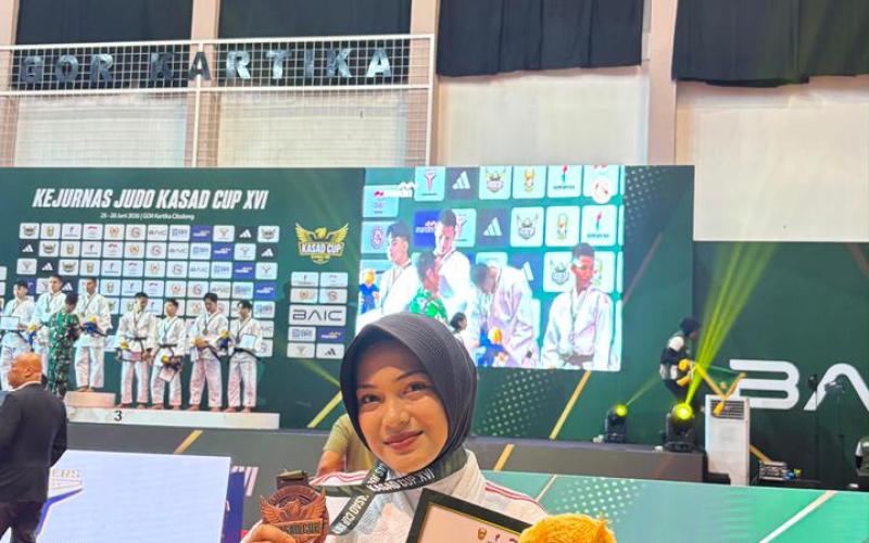 Polwan Polda Bengkulu Raih Perunggu di Kejurnas Judo Kasad Cup XVI 2026 