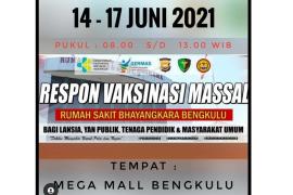 RS Bhayangkara Laksanakan Vaksin Masal Gratis di Mega Mall