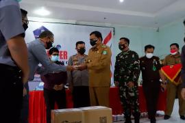 Kegiatan Penyerahan Bantuan Kegiatan TJSLP dihadiri Bupati Bengkulu Utara Ir H Mian