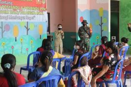 Satgas TMMD Sosialisasikan Pencegahan Stunting