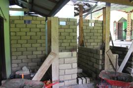 Perbaikan Masjid Al Ikhlas Desa Kampuri Capai 15 Persen