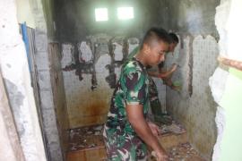 Satgas TMMD Kebut Perehaban MCK Masjid Al Ikhlas