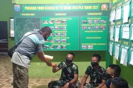 Satgas TMMD Terima Suplemen Vitamin Untuk Penunjang Aktivitas Kerja Dilapangan