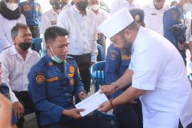 Kecelakaan Saat Bertugas, 4 Petugas Damkar dapat Apresiasi dan Santunan dari Walikota